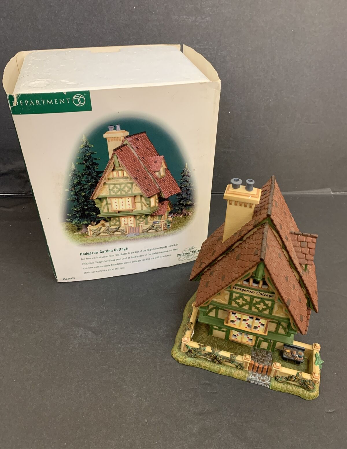 Department 56 Dickens Village - "Hedgerow Garden Cottage"