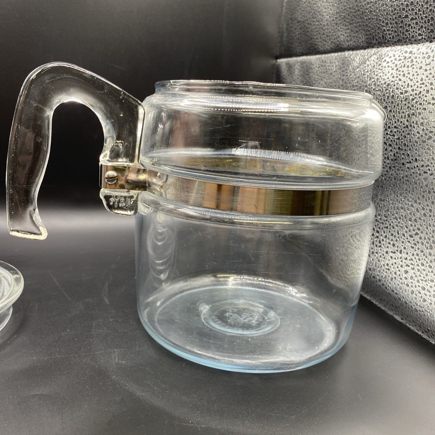 Vintage Pyrex 7756-B Flameware Glass Percolator Coffee POT AND LID ONLY 6 Cup