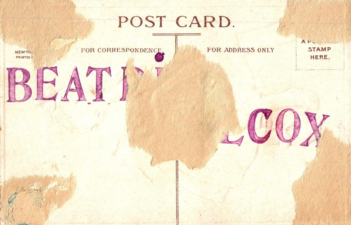 Ellen Clapsaddle Girl Tickled to death Valentine Postcard