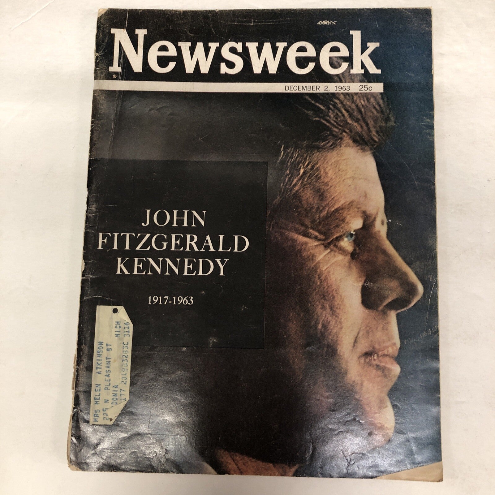 Lot of 4 Vintage Newsweek Magazines Kennedy President Assassinations JFK RFK