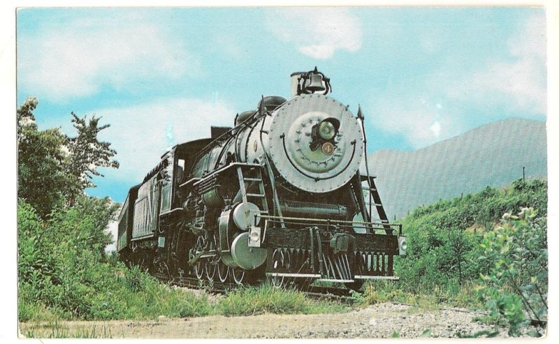 Southwest Virginia Railroad Train #4 VA RR Postcard