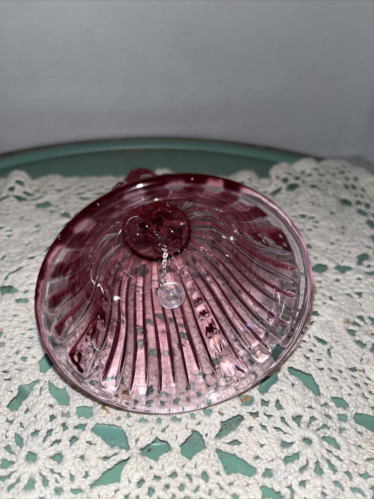 Vintage Fenton  Beautiful Pink Glass Bell