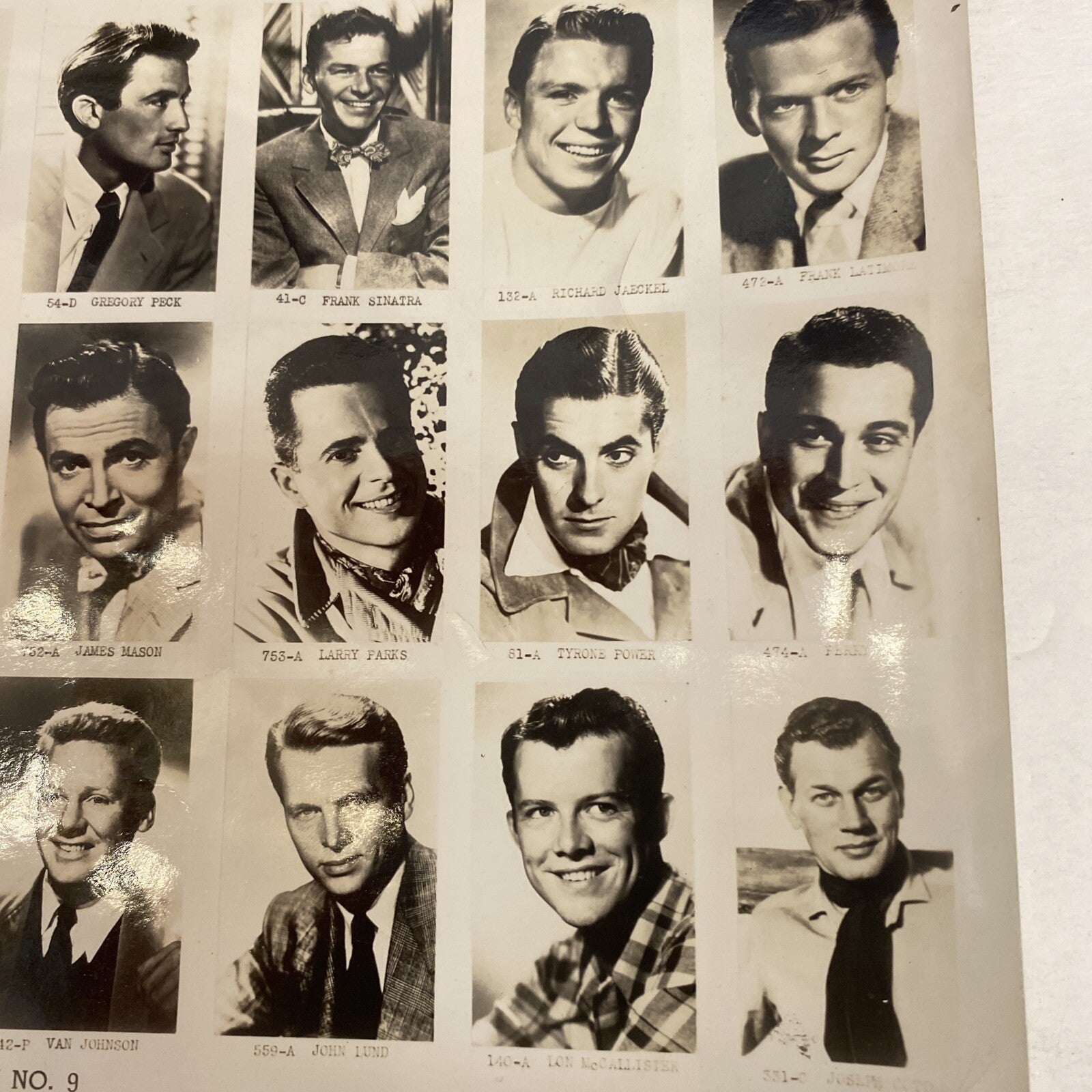 Movie Stars   40s & 50s 8 x 10 Selectograph # 9 Stewart Croxton studios B&W
