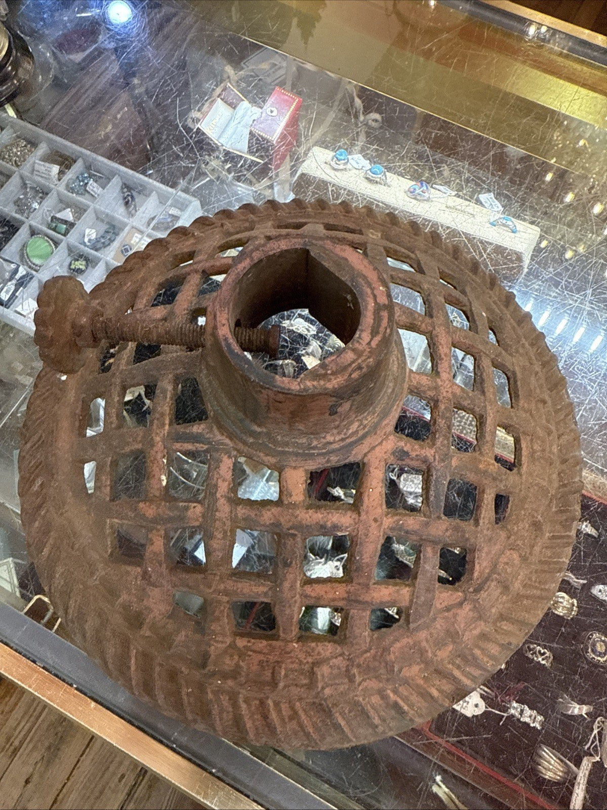 Antique/Vintage Art Deco Cast Iron Christmas Tree Stand