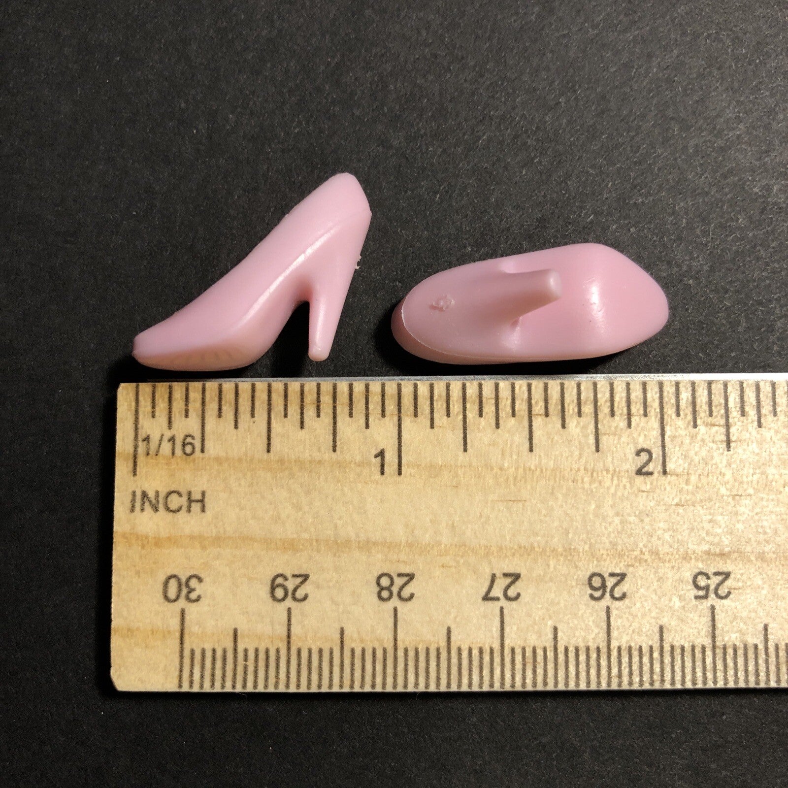 Barbie Doll Pink Closed Toe High Heel Shoes #2 - Indonesia