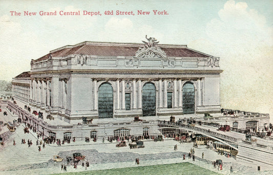 The New Grand Central Depot 42nd Street New York NY  Postcard