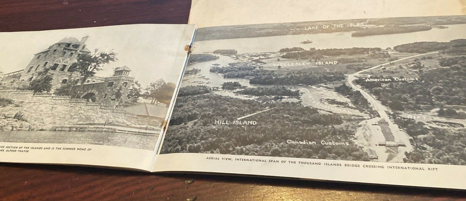Vintage Thousand Islands New York State Canada Pullman's Castle Rest 