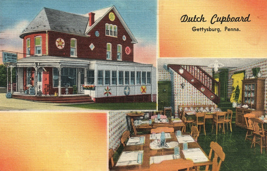 Dutch Cupboard Gettysburg PA Pennsylvania Postcard