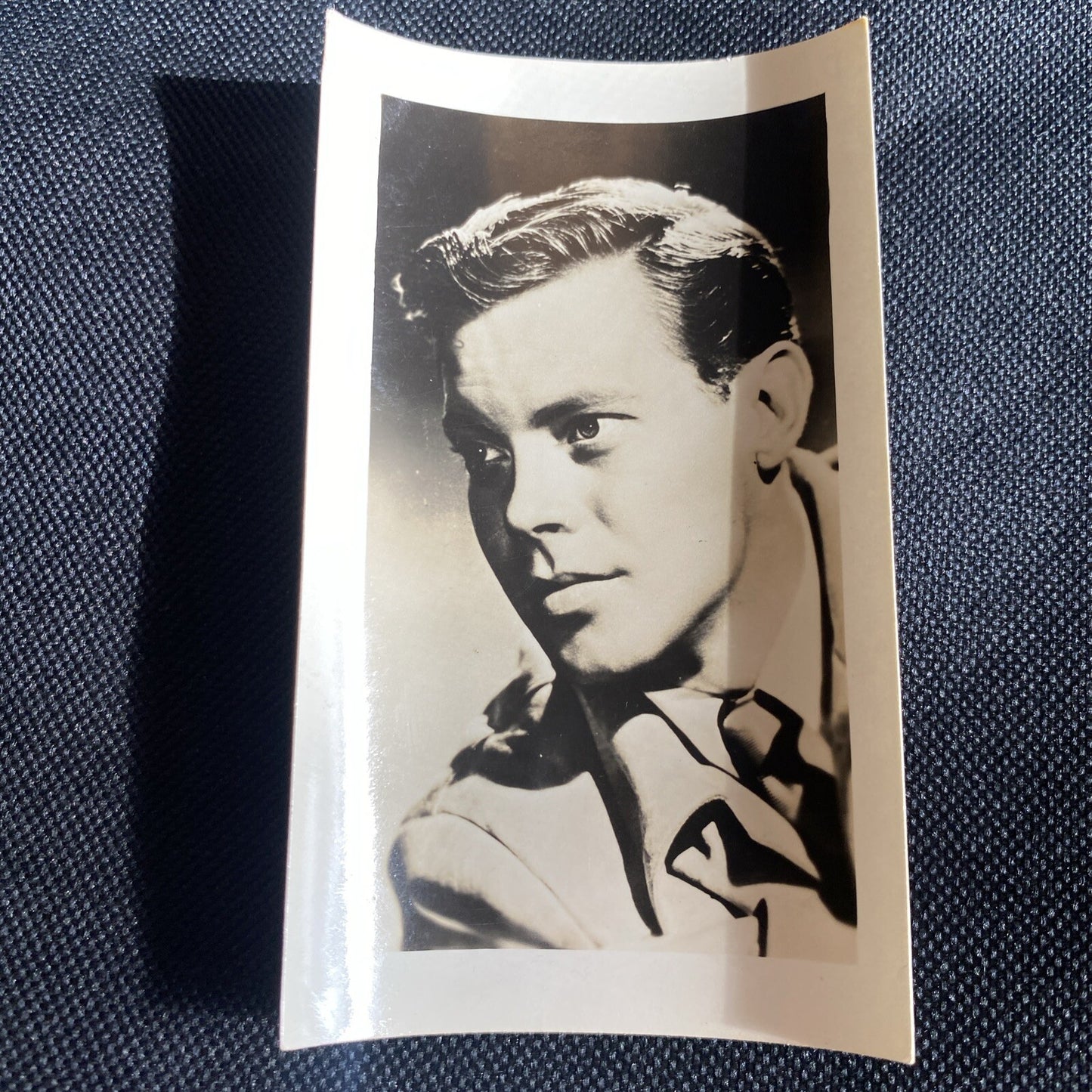 Real Photo Dick Haymes   2.5" x 4" Hollywood Movie Star Fan Club