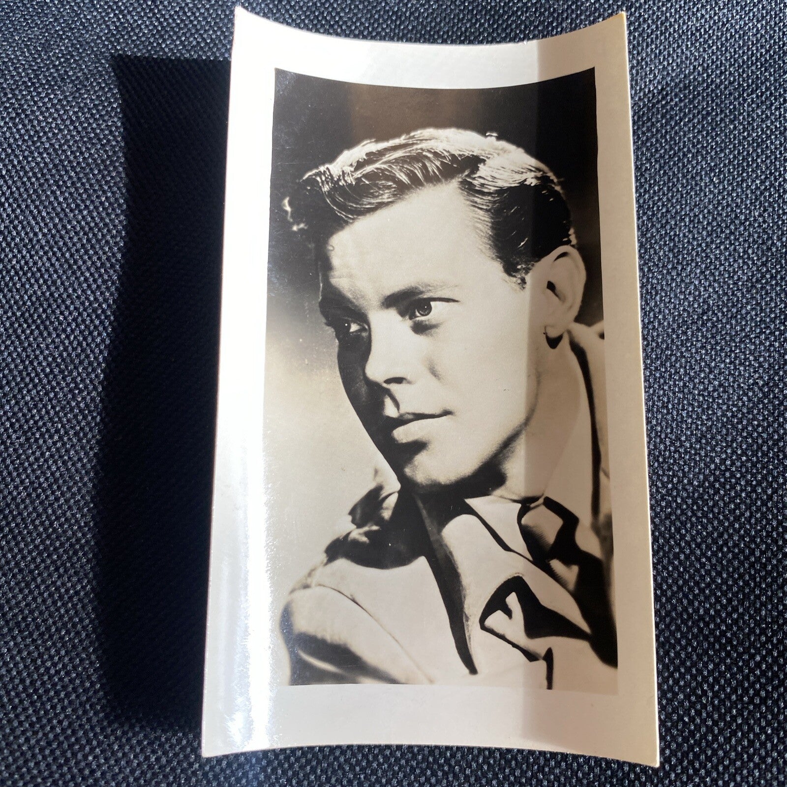 Real Photo Dick Haymes   2.5" x 4" Hollywood Movie Star Fan Club