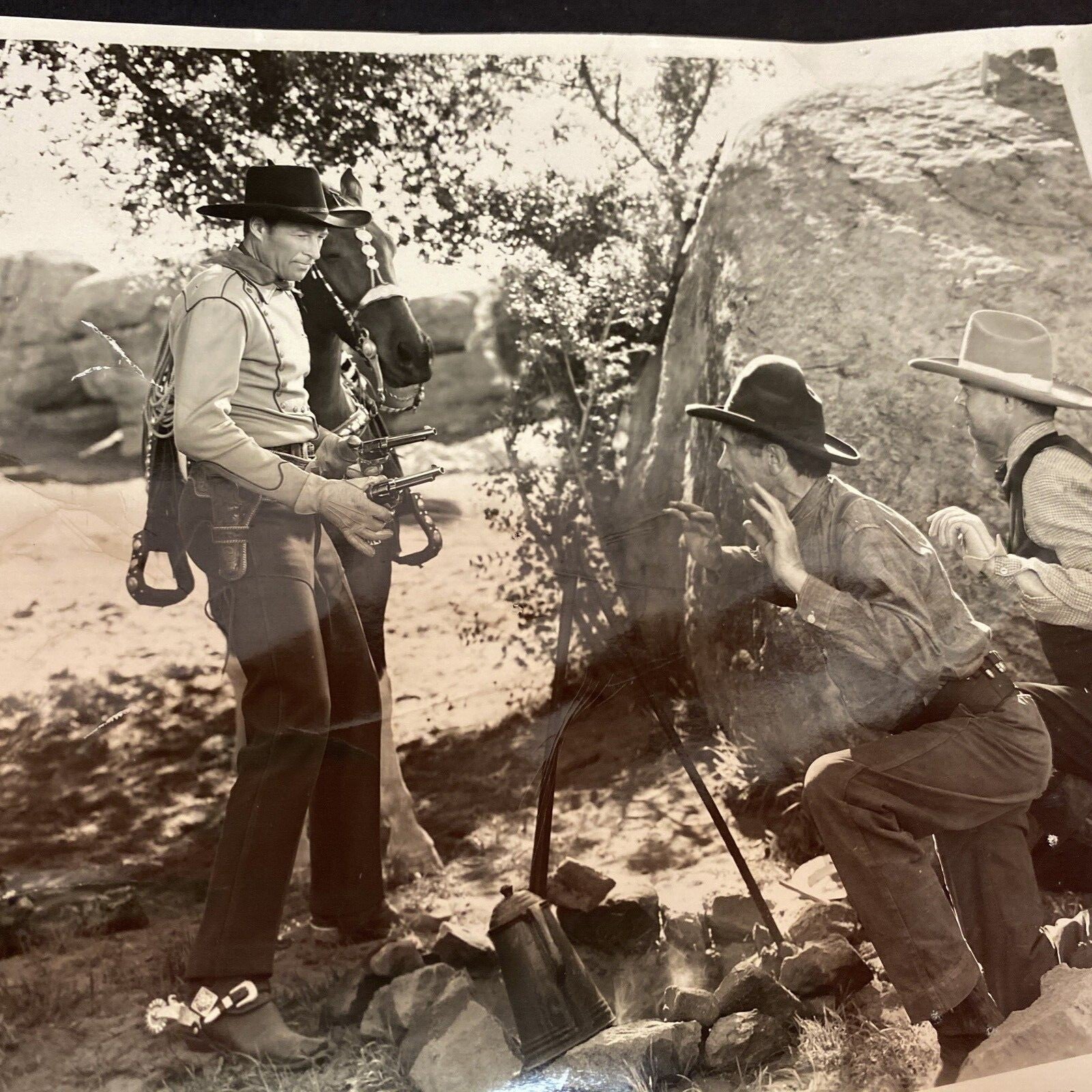The Man From Tumbleweeds  BILL ELLIOTT WESTERN Movie Star Iris Meredith 8 x 10 