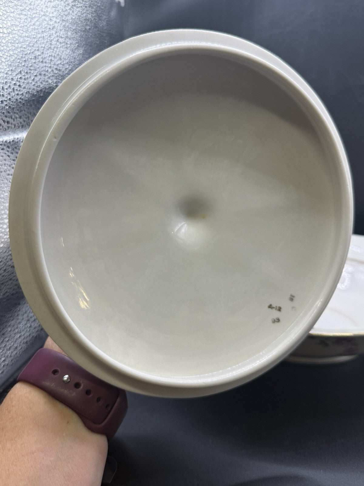 Theodore Haviland Delaware  Pink Roses New York Casserole Dish with Lid