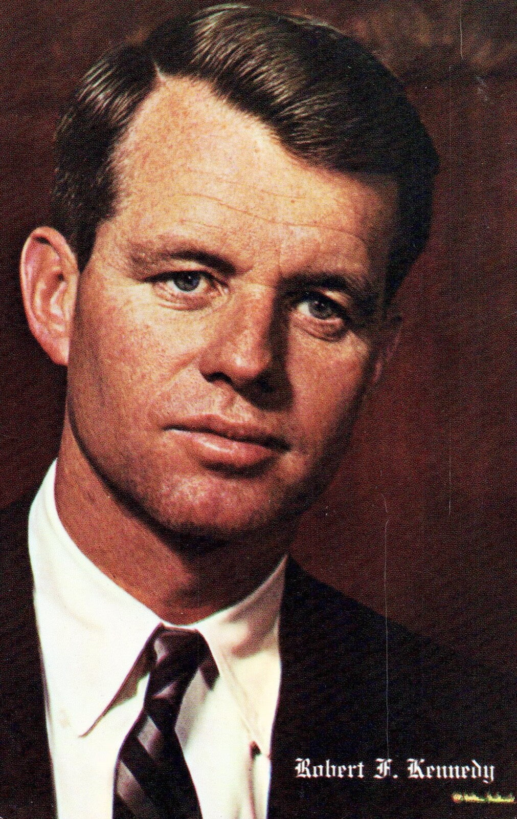 Robert F Kennedy  RFK Bobby Vintage Postcard