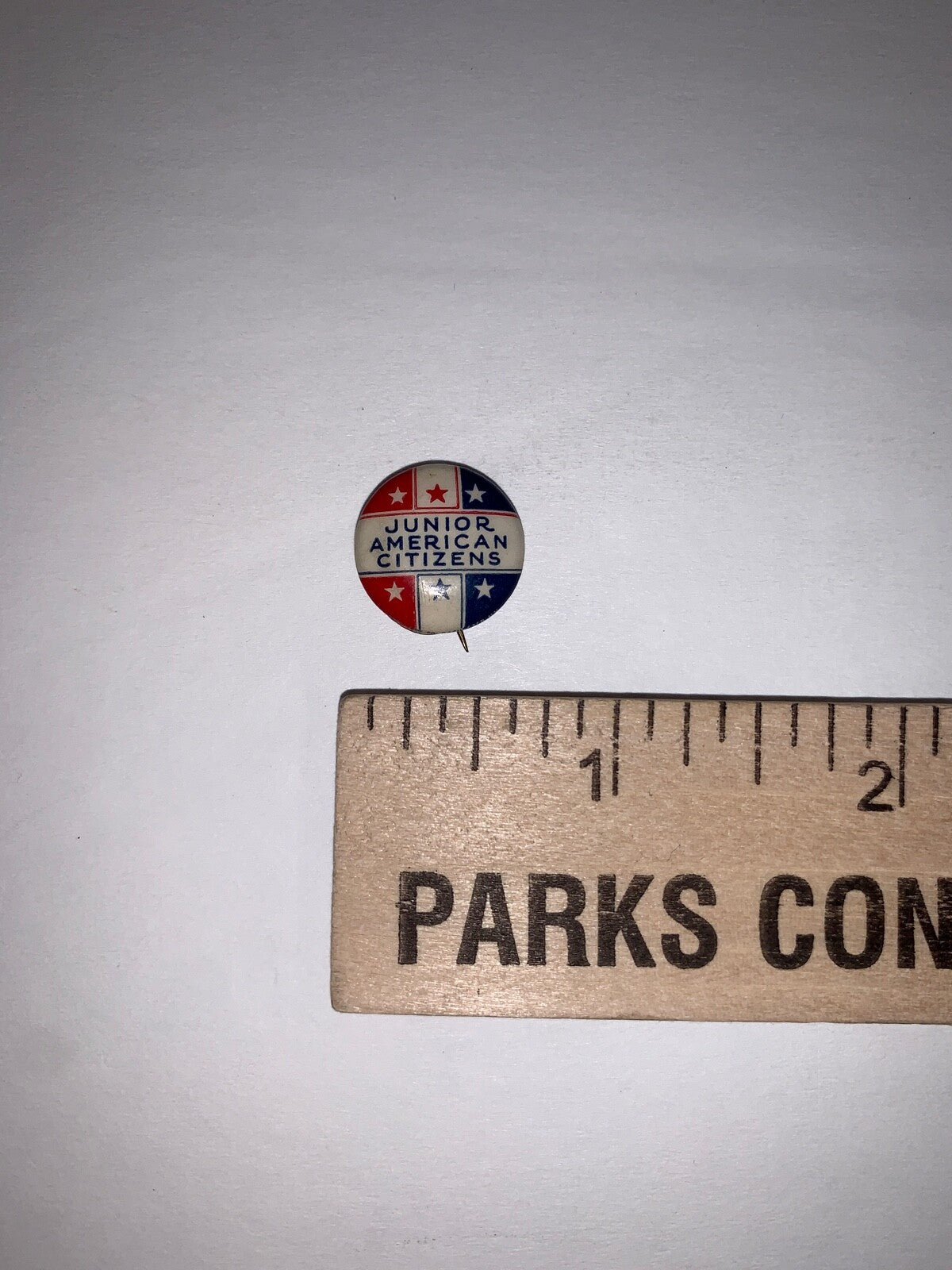Vintage DAR Junior American Citizens 5/8" Pinback