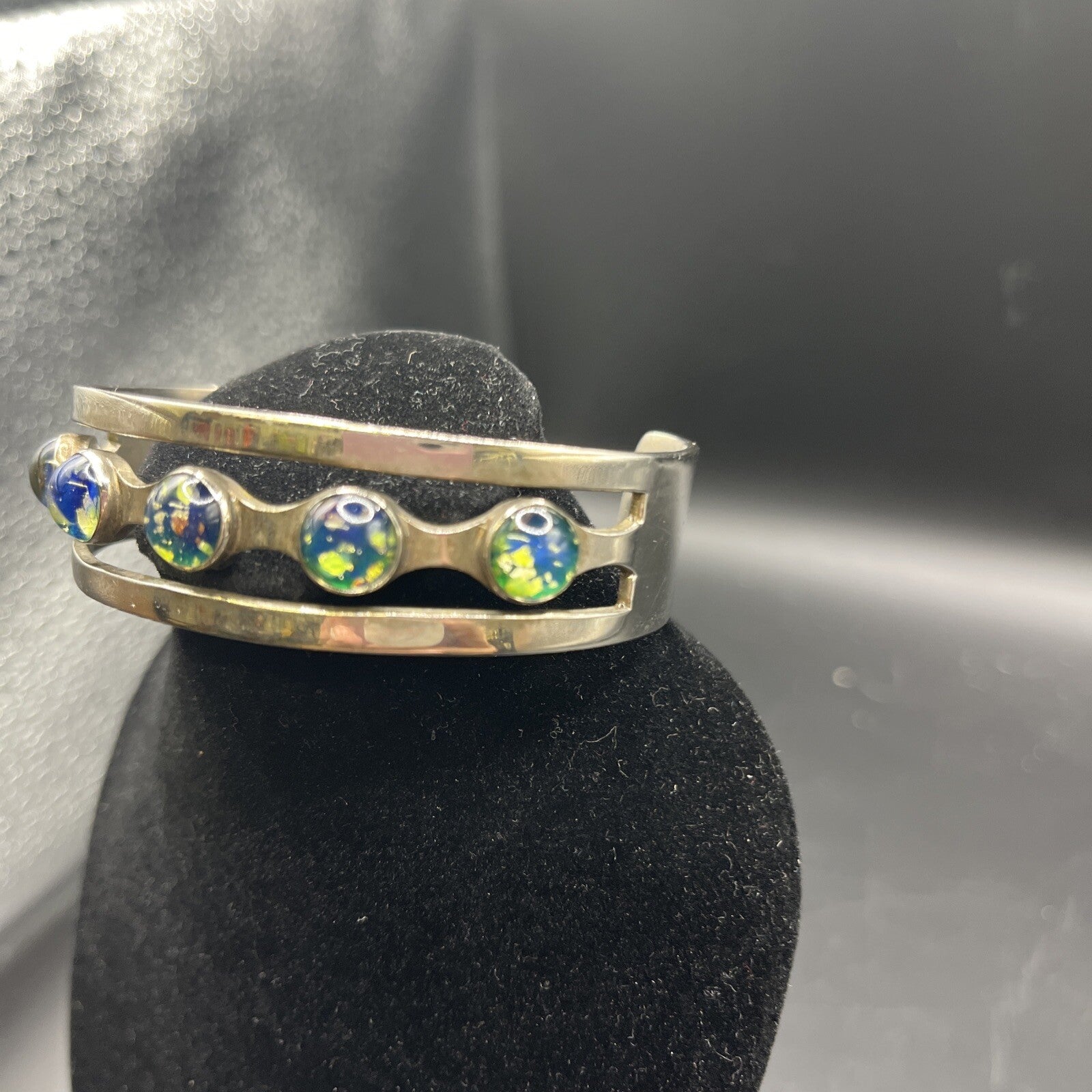 Mexican Silver Cuff Bracelet Sterling Silver 925