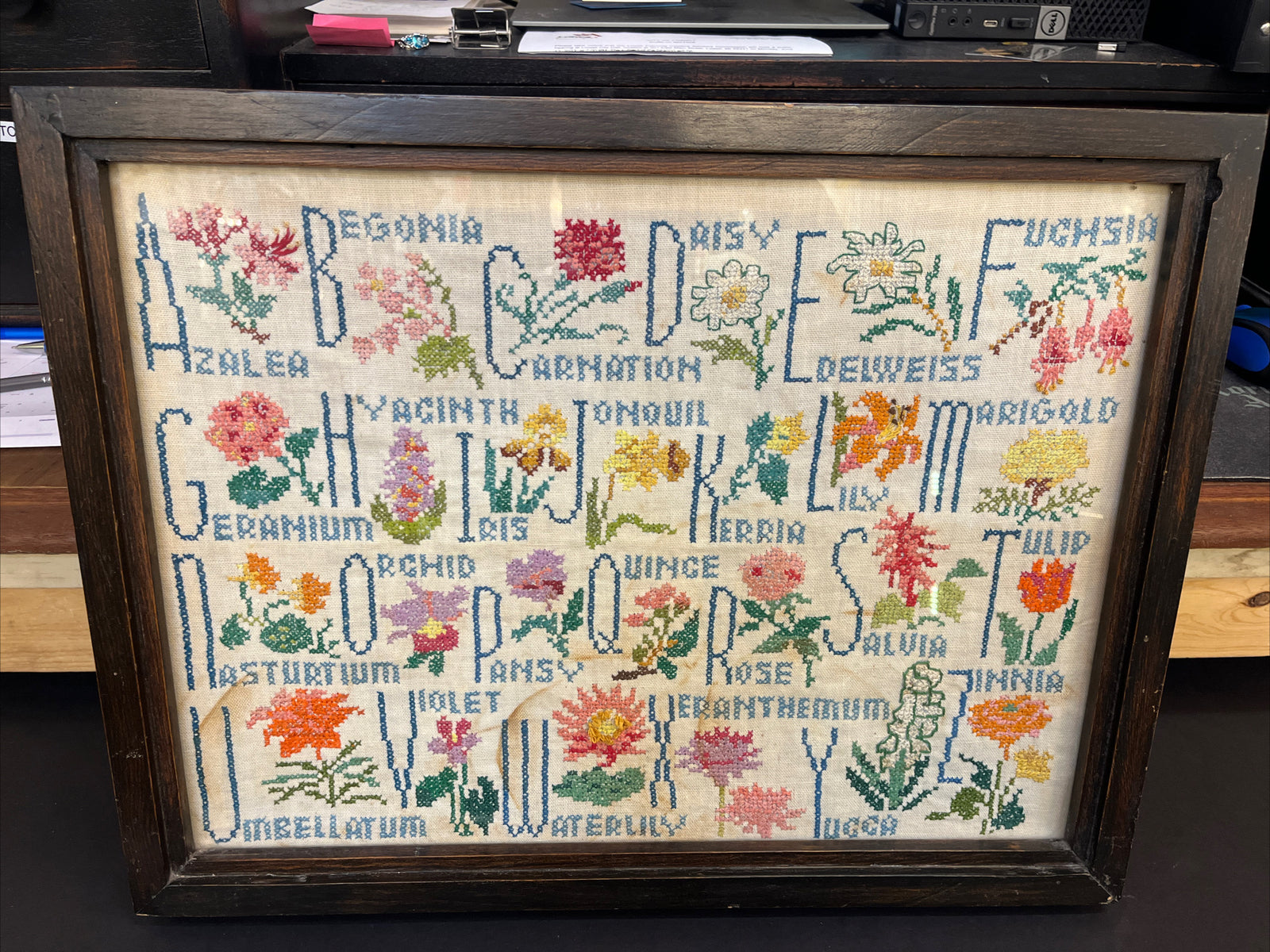 Antique Gorgeous English Sampler Sara Weston Aged 11 Dated 1810