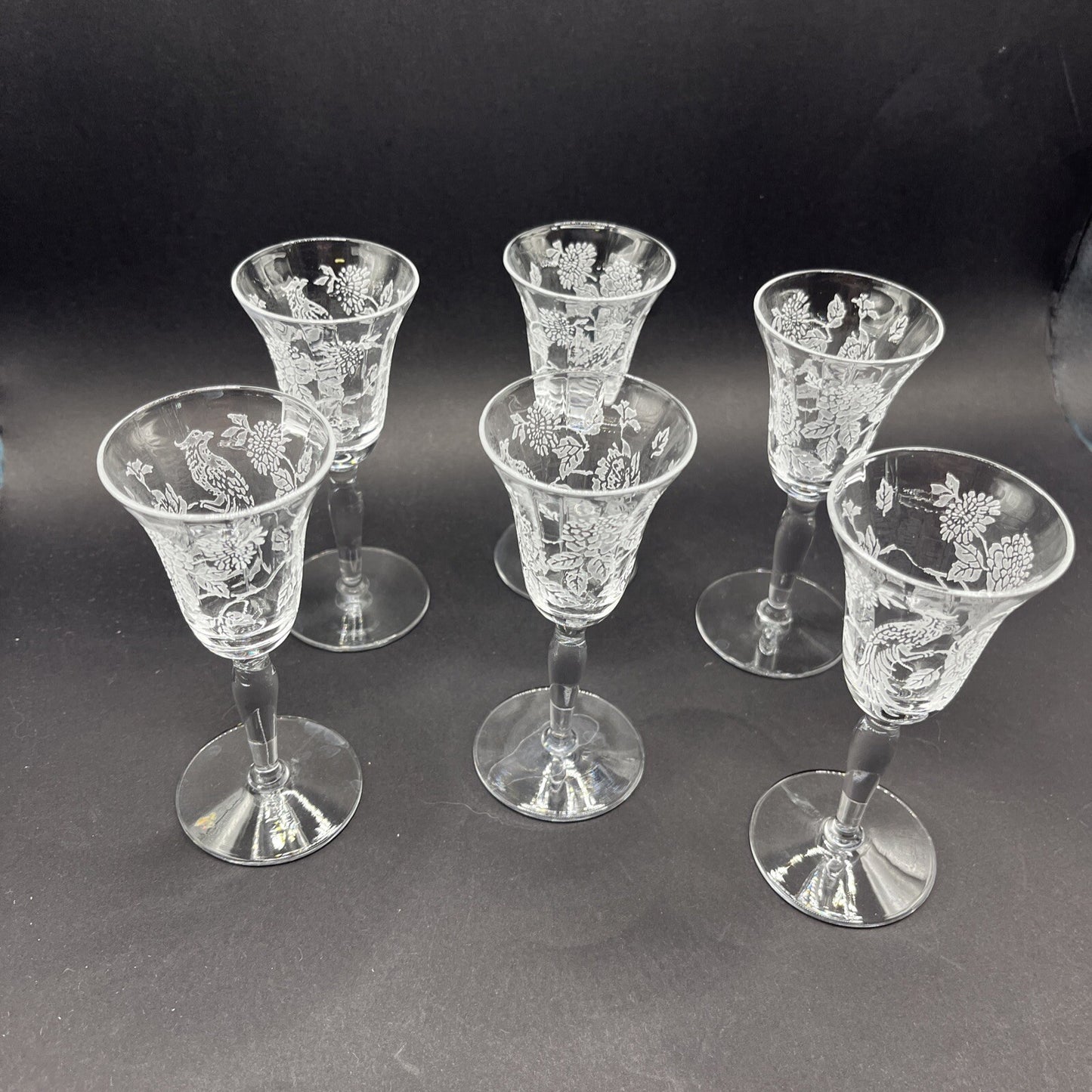 Morgantown Glass - Mayfair - Cordials - Set of 6
