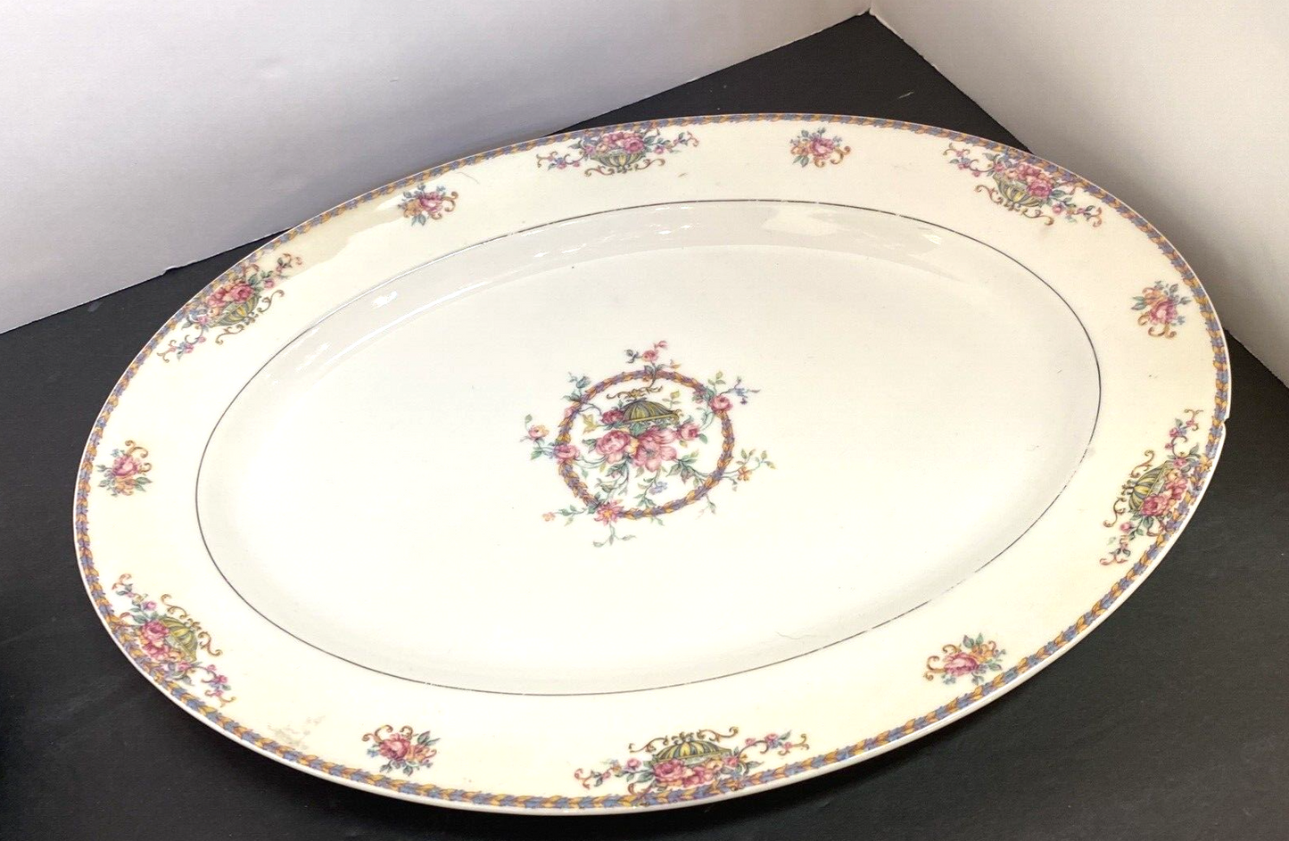 HAVILAND Limoges Commodore FRANCE Vegetable Dish & Platter