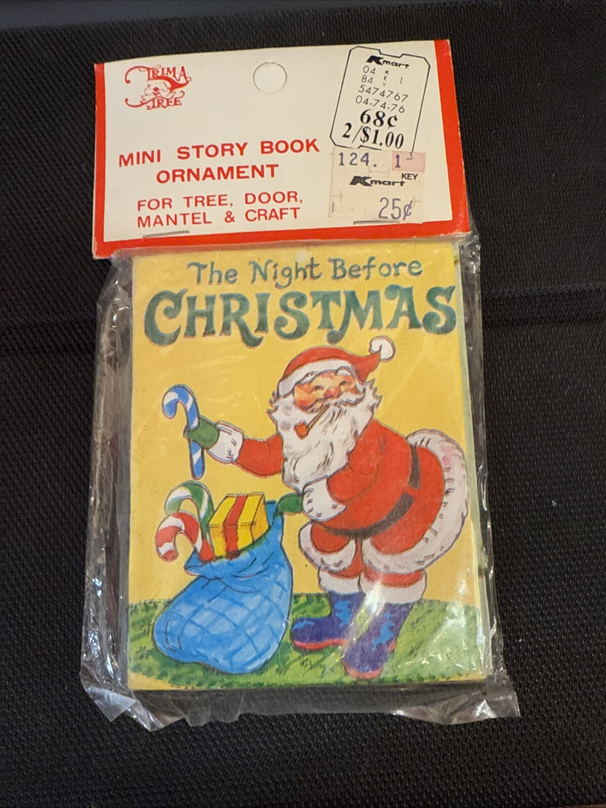 Vintage SSCO Mini Story Book The night Before Christmas 24 pages Taiwan
