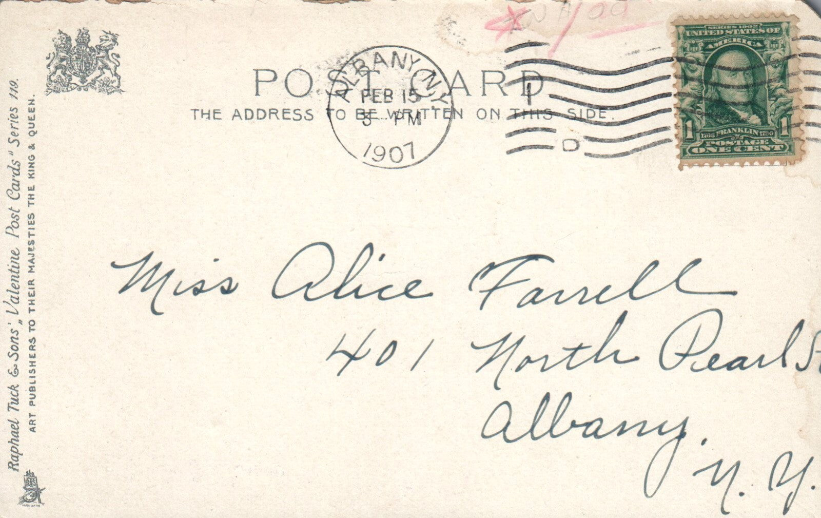 Girl Spilling Water Witty Valentine's Day Postcard