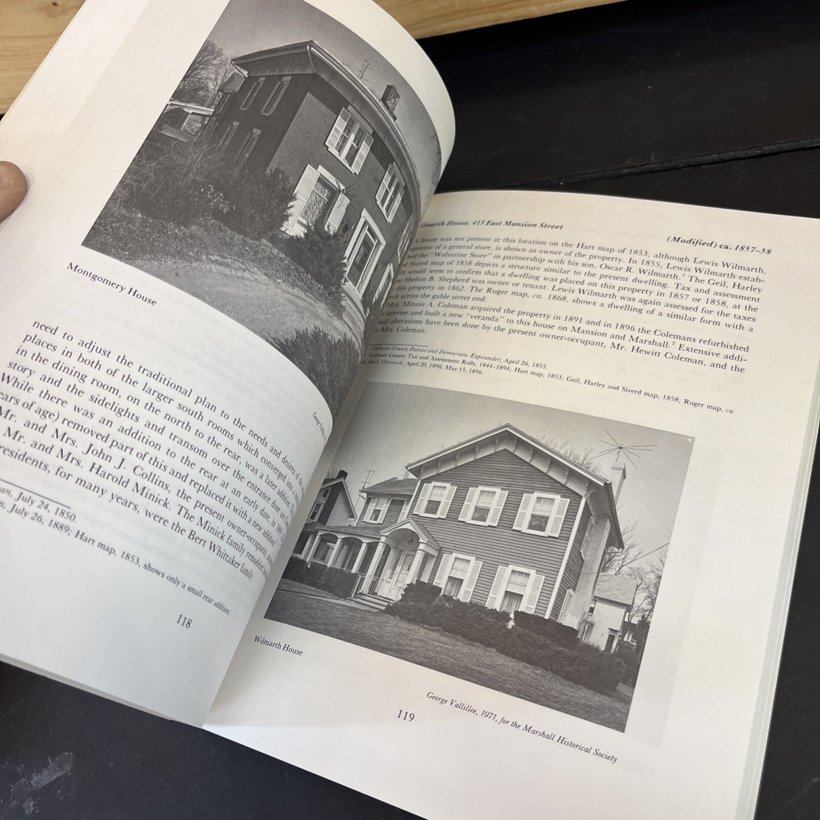 Nineteenth Century Homes of Marshall Michigan by Mabel Skjelver - 1971, Signed