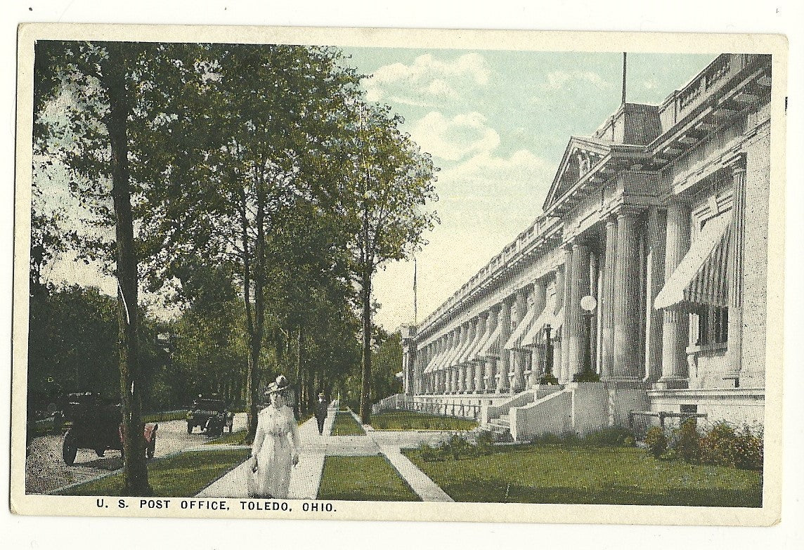 US United States  Post Office Toledo OH Ohio  Postcard