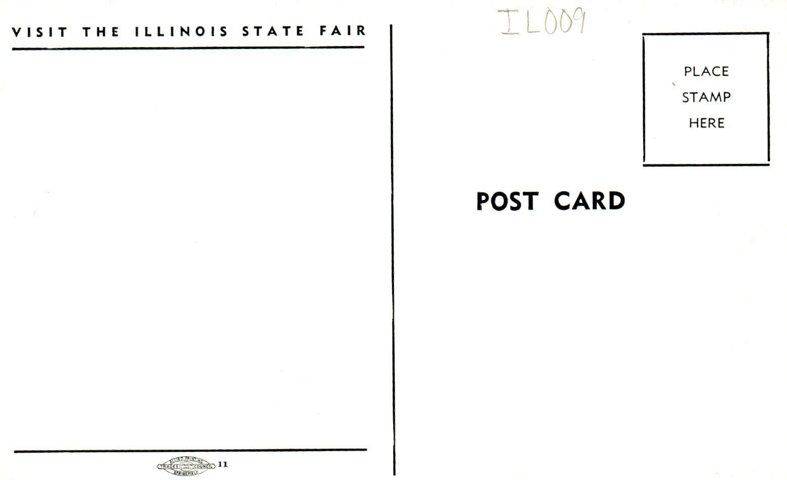 The Illinois State Fair Over Head View IL Illinois Postcard