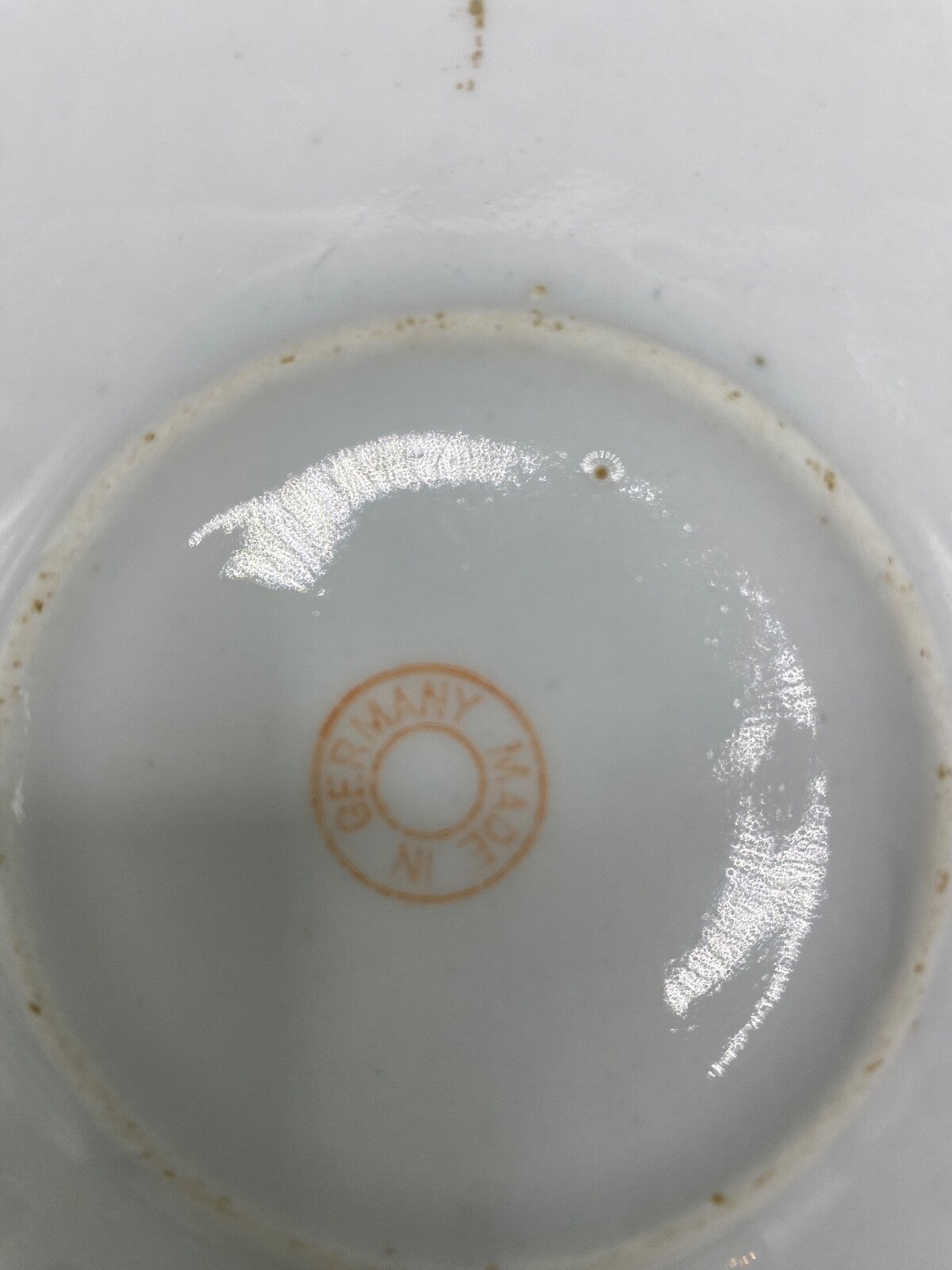 Vintage 1900s Children's Rim Bowl w/ Artwork on the Bottom Made in Germany Bowl