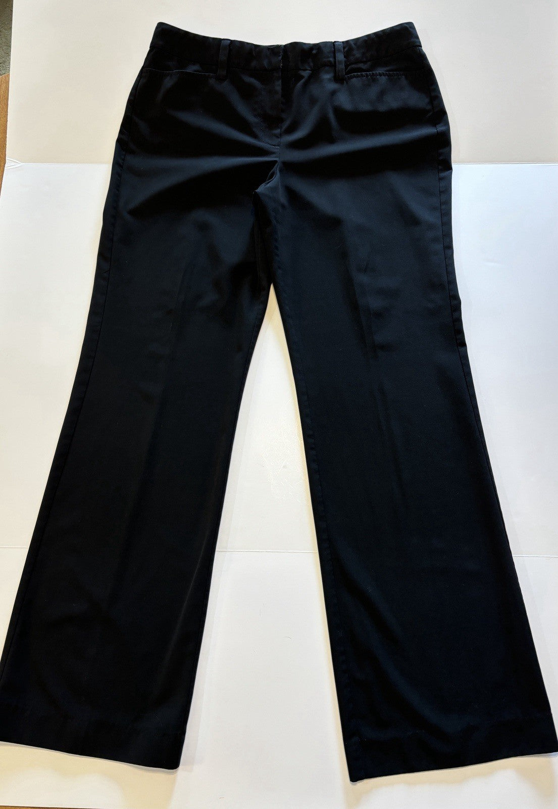 GSK Lands End Trouser Pants Womens Size 12 (32-1/2" L x 35" W) Black Zip
