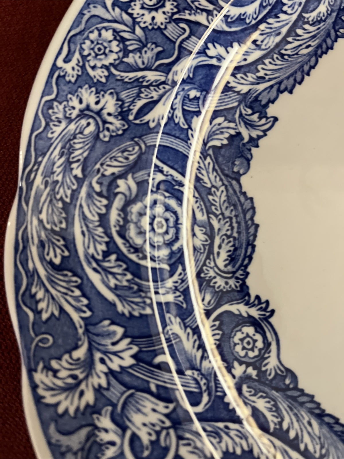 SPODE  Blue Room Collection "Warwick Vase”  Dinner Plate  10 3/8"