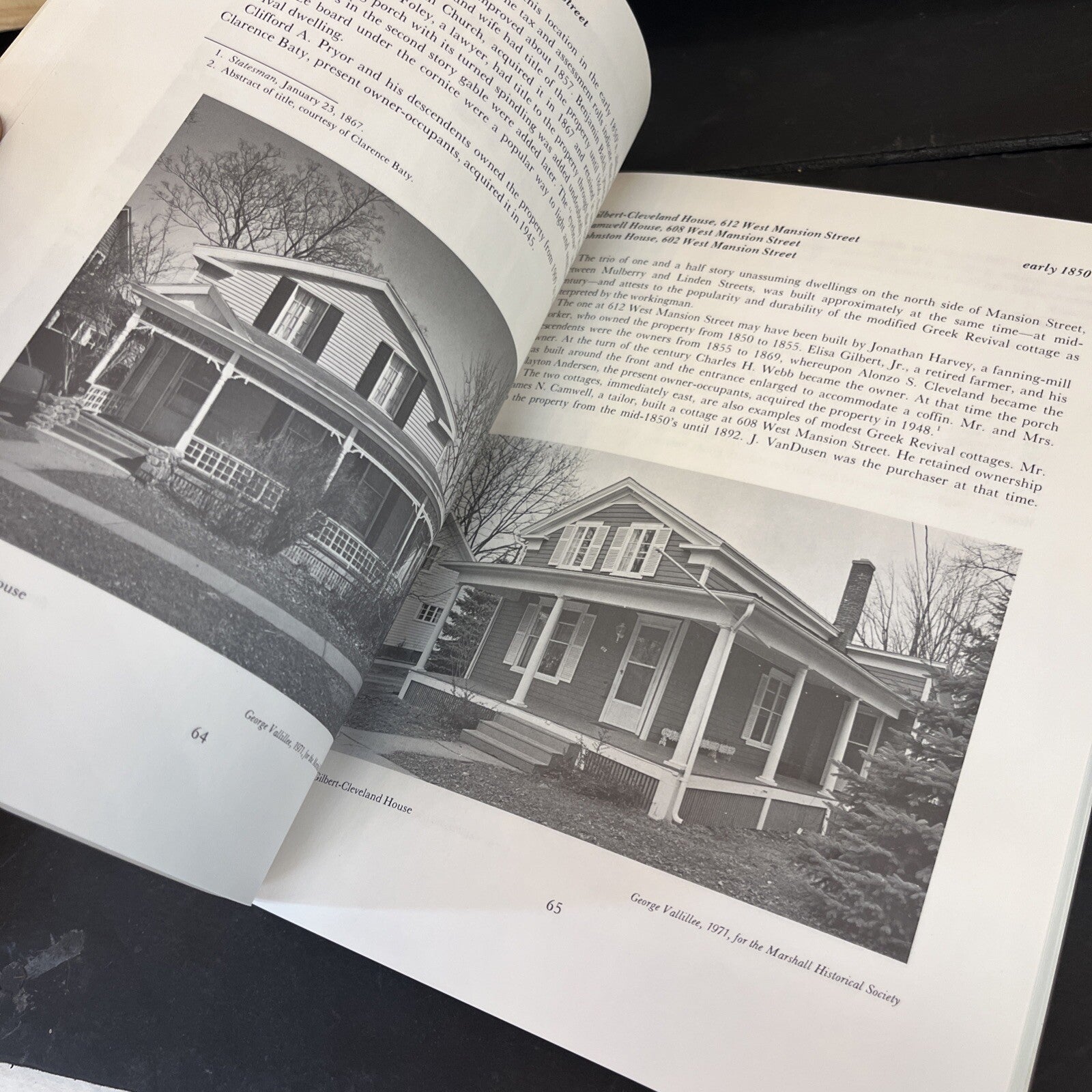 Nineteenth Century Homes of Marshall Michigan by Mabel Skjelver - 1971, Signed