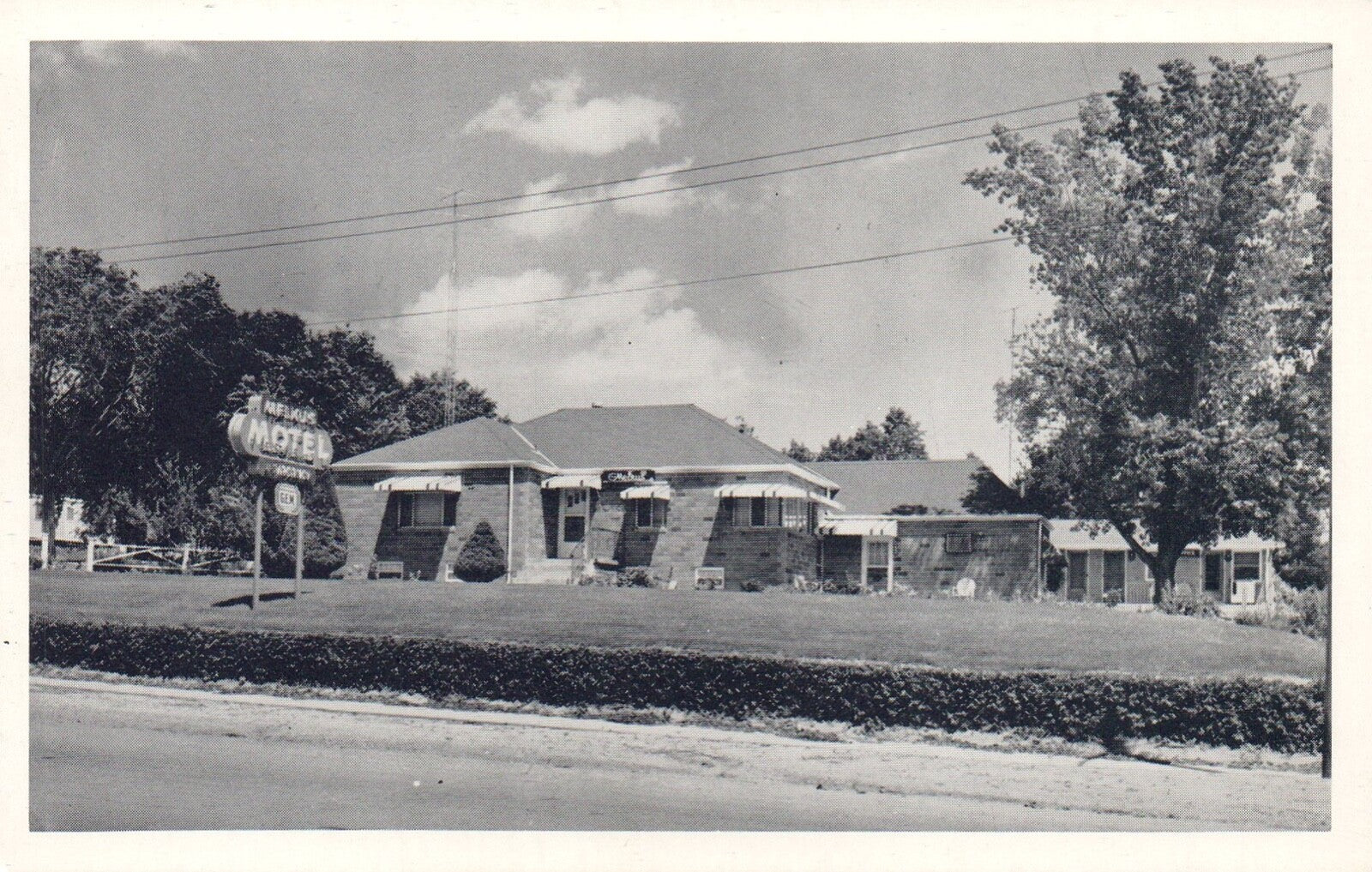 1911 The Melkus Motel McCook Nebraska NE Neb Postcard