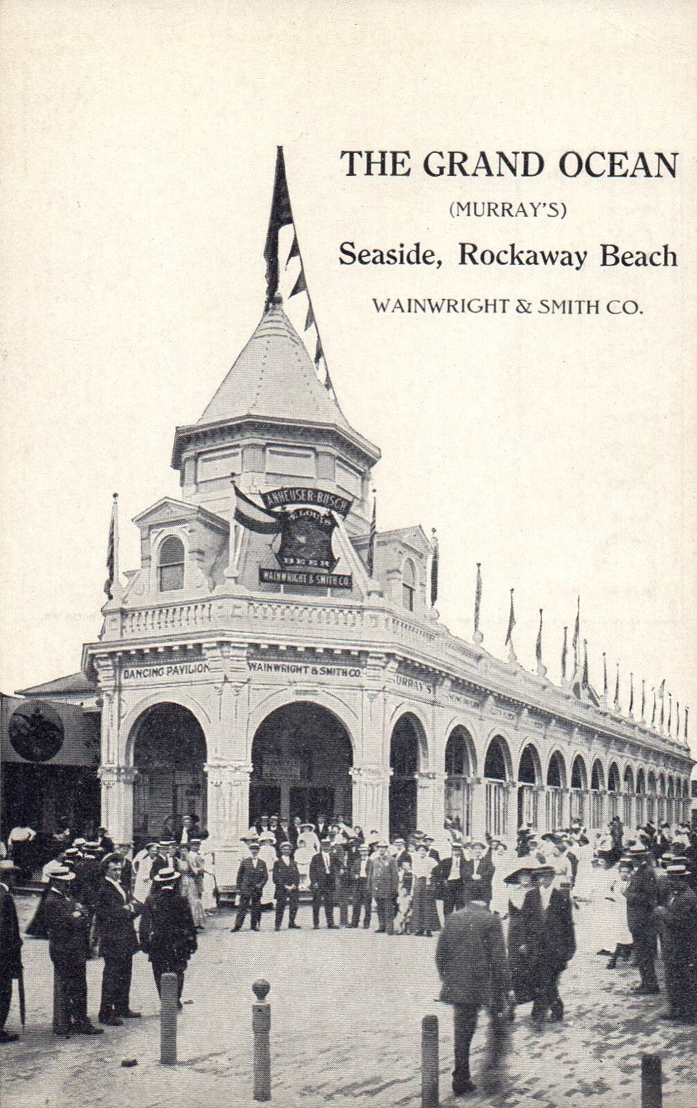 Grand Ocean Murray's Seaside Rockaway Beach Anheuser Bear Long Island NY 