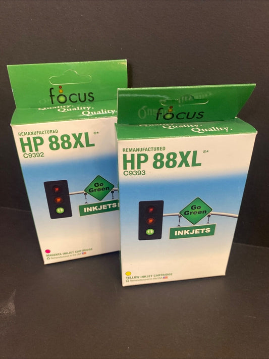  Compatible with Hp 88XL Printer Ink Yellow Magenta EXPIRED 2014