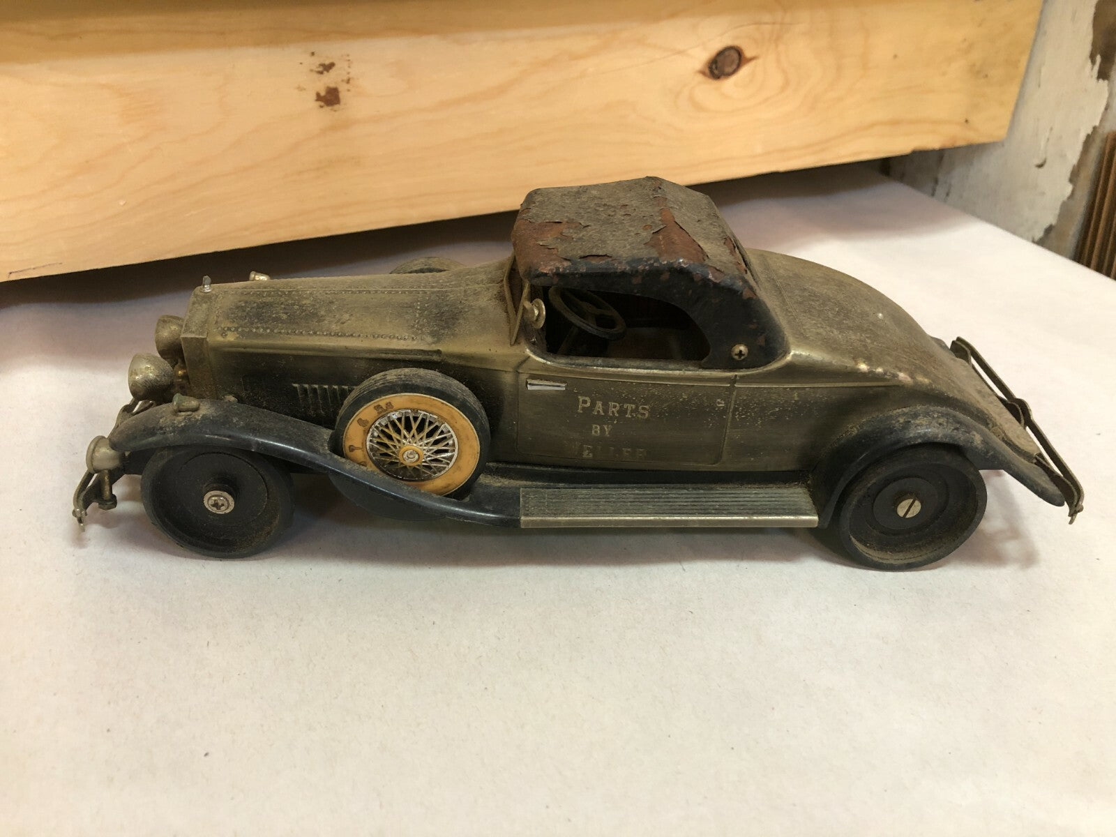 Old Vtg 1931 Rolls Royce  - Collectible Tin Car Toy Made In Japan