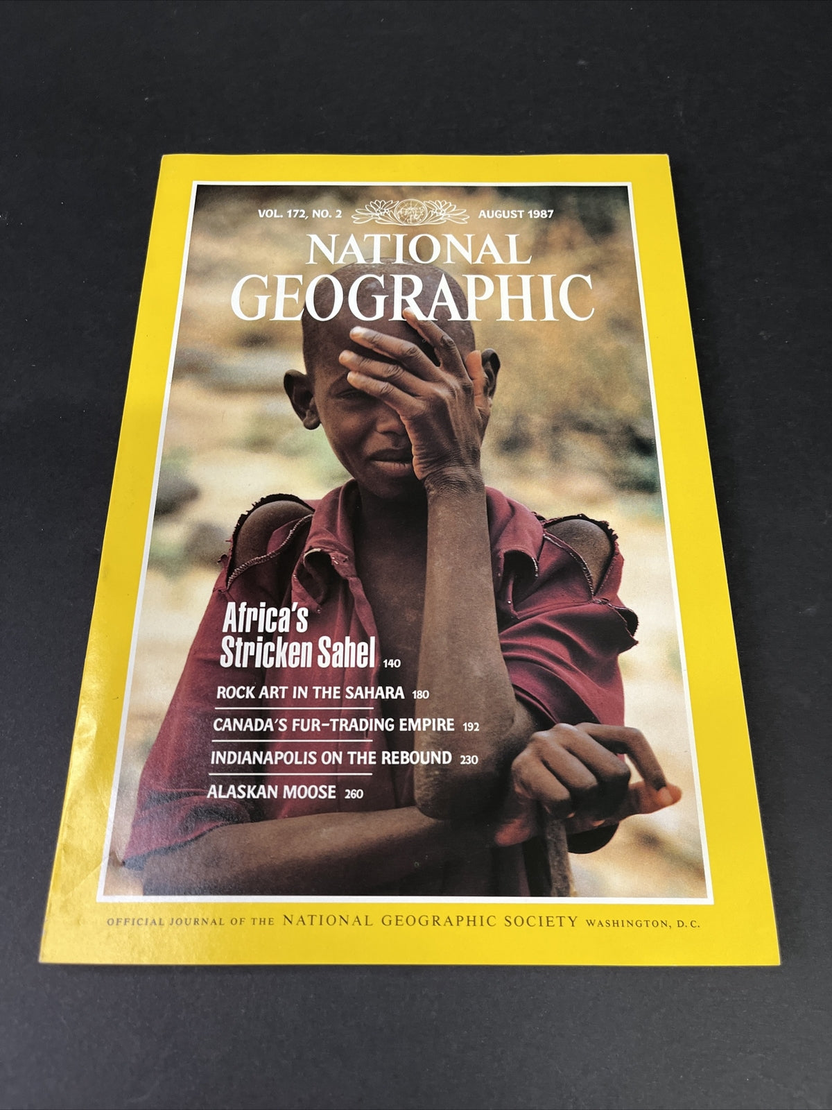 August 1987 National Geographic Africa's Stricken Sahel 