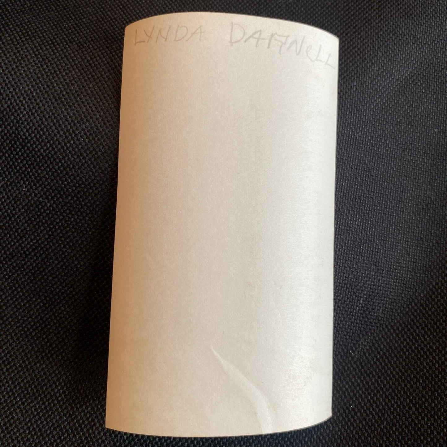 Real Photo  Lynda Darnell 2.5" x 4" Hollywood Movie Star Fan Club