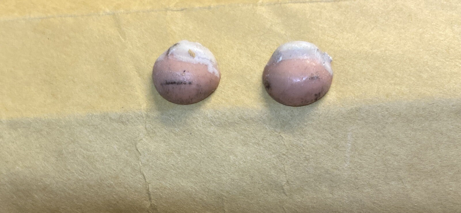 Pair - Antique Doll Eyes eyelids eye lids