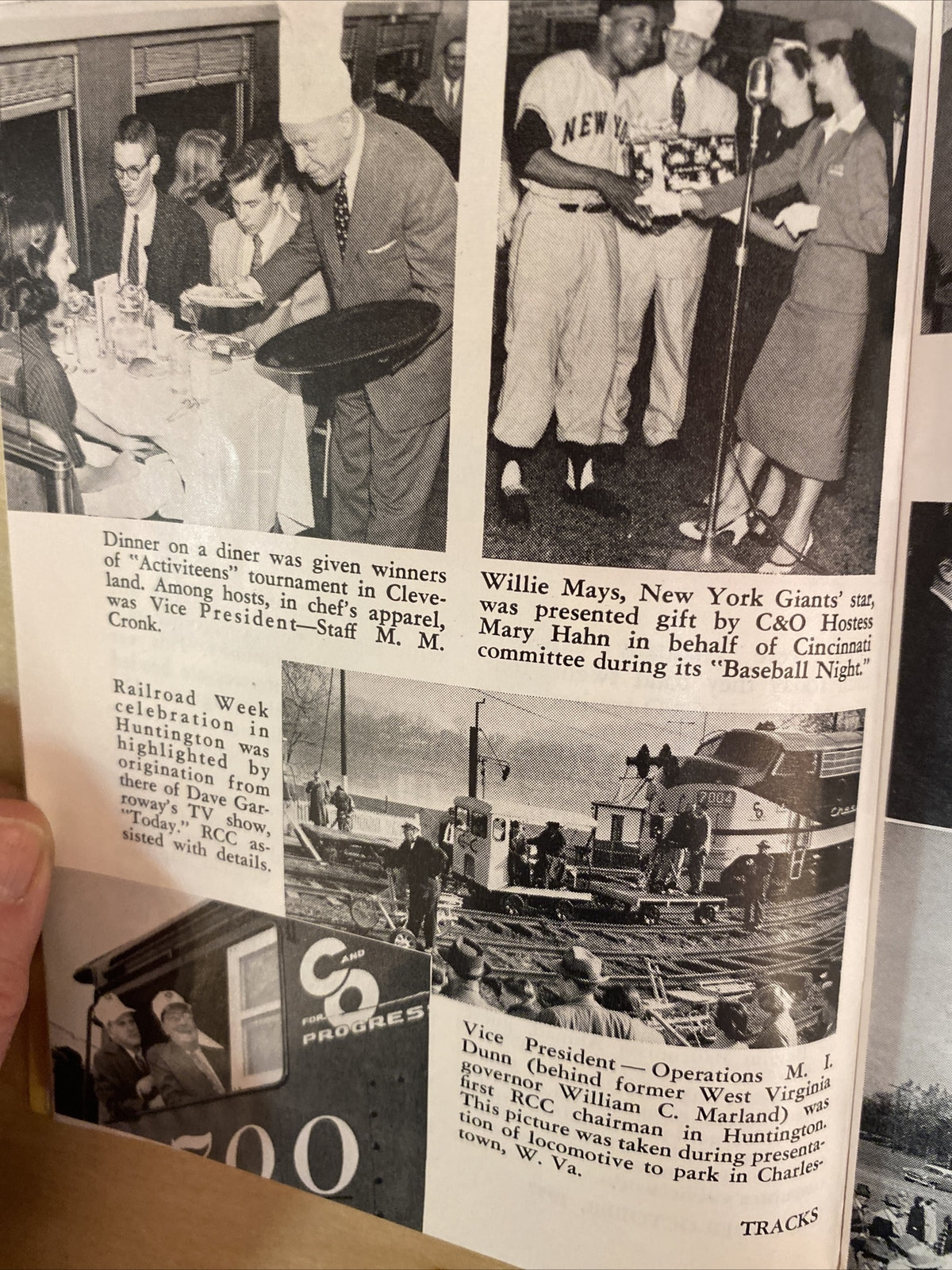 September October 1957 TRACKS MAGAZINE CHESAPEAKE & OHIO RAILROAD RR TRAINS  