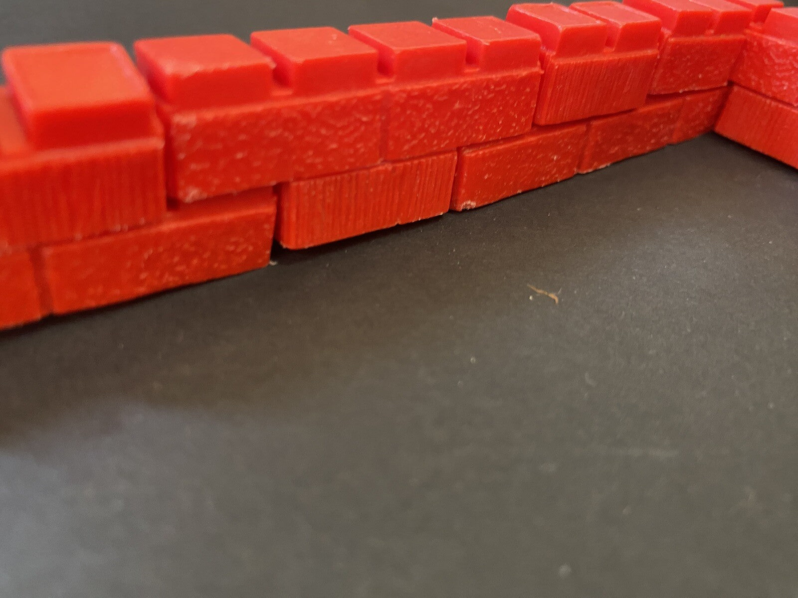 American Plastic BUILDING BLOCKS Vintage Roof Windows Doors Red White cars LOT