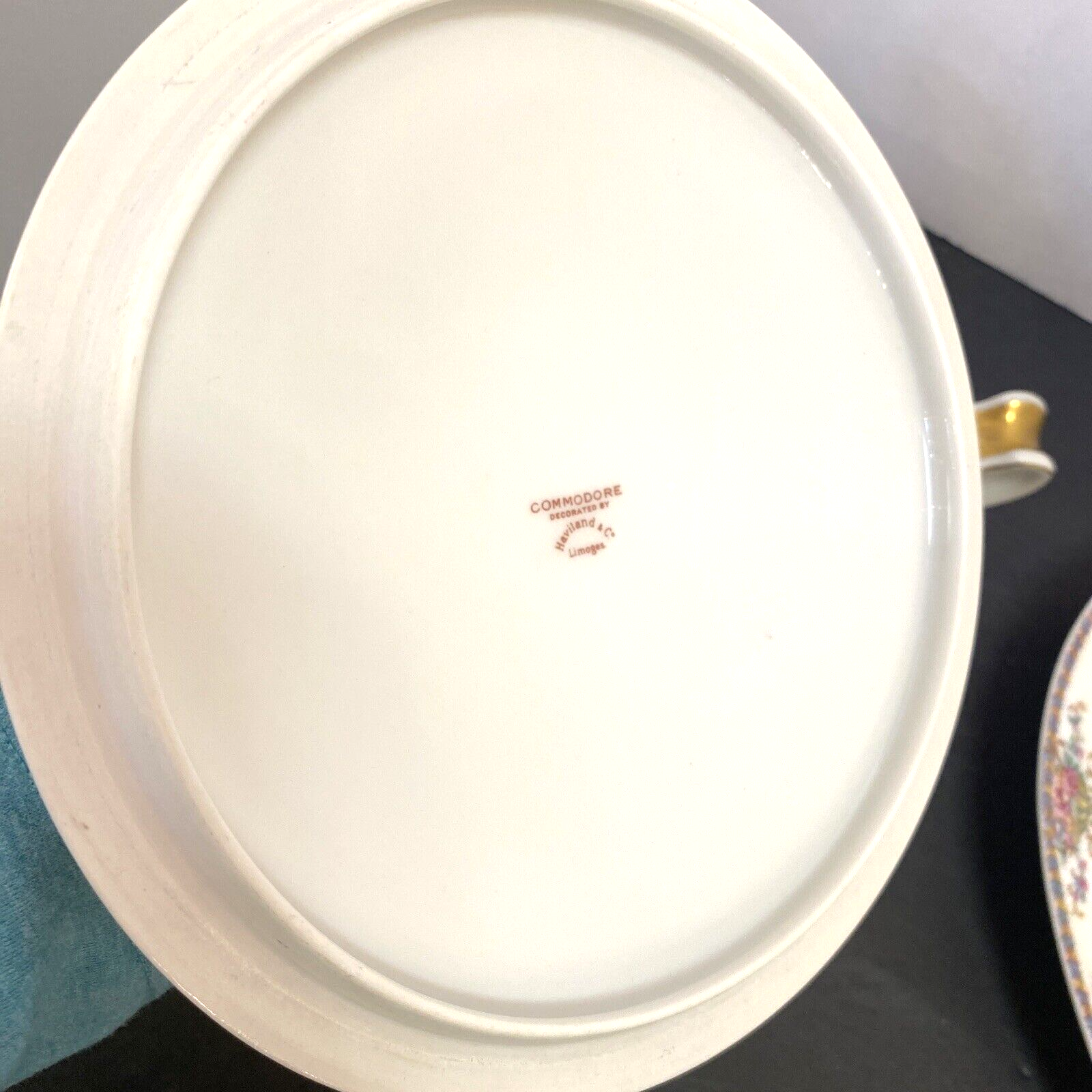 HAVILAND Limoges Commodore FRANCE Vegetable Dish & Platter