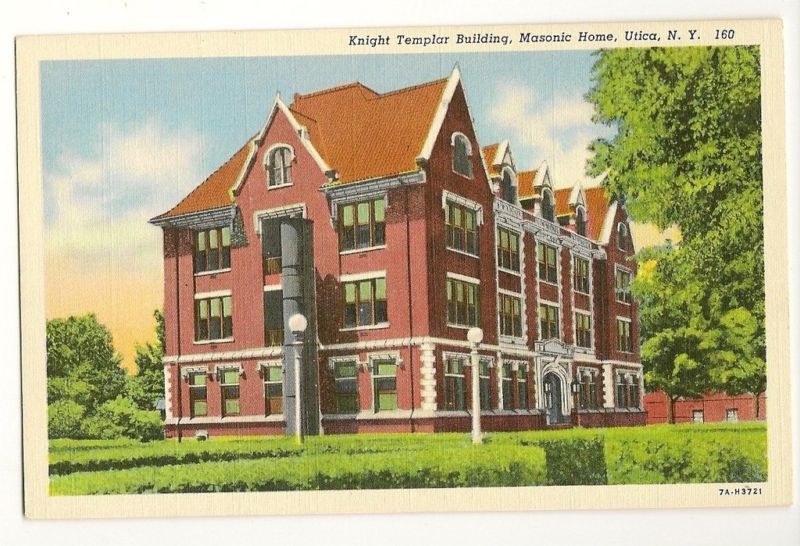 Knight Templar Building Masonic Home Utica NY New York