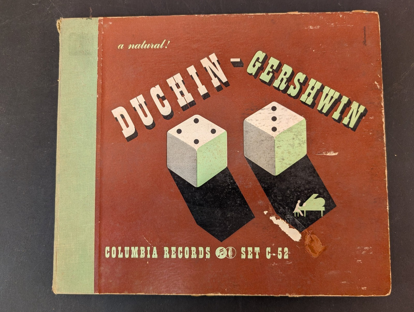 Eddy Duchin  George Gershwin 78 RPM Album Set C-52 1940's  Columbia