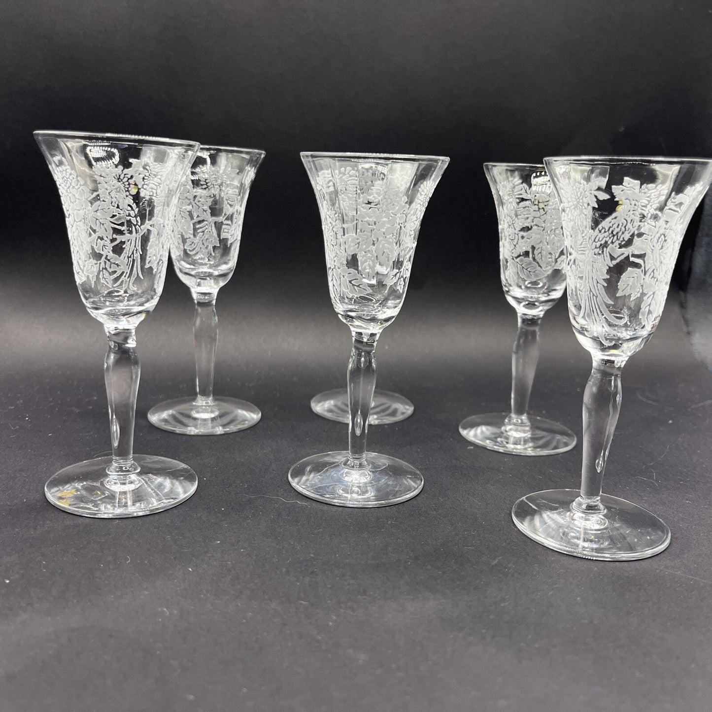 Morgantown Glass - Mayfair - Cordials - Set of 6