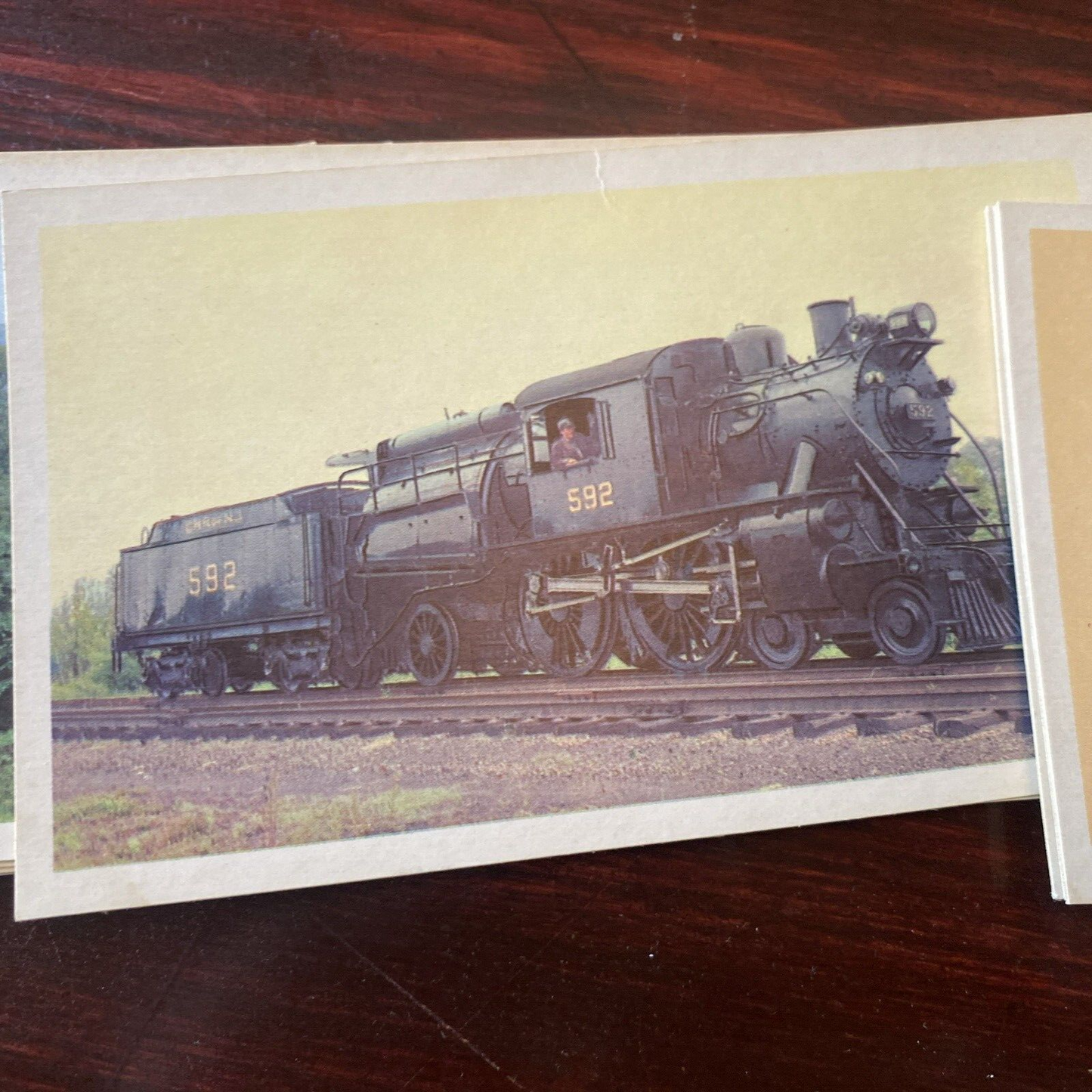 Complete Set of 40 American Heritage Picture and History Cards -Trains 1829-1960