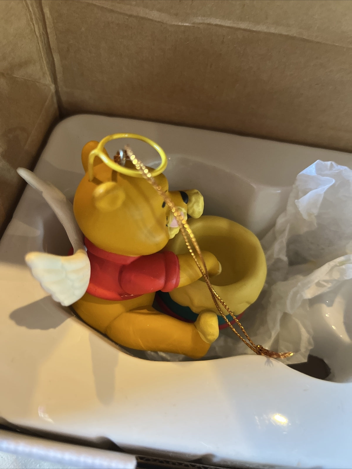 vintage disney grolier christmas ornaments, WINNIE THE POOH 26231 #210