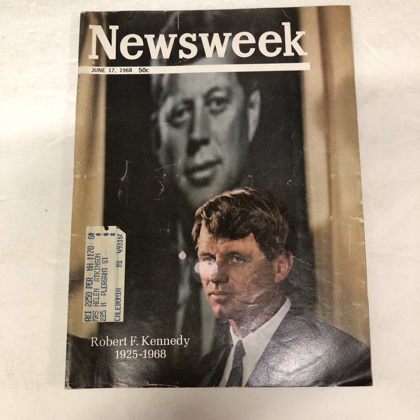 Lot of 4 Vintage Newsweek Magazines Kennedy President Assassinations JFK RFK