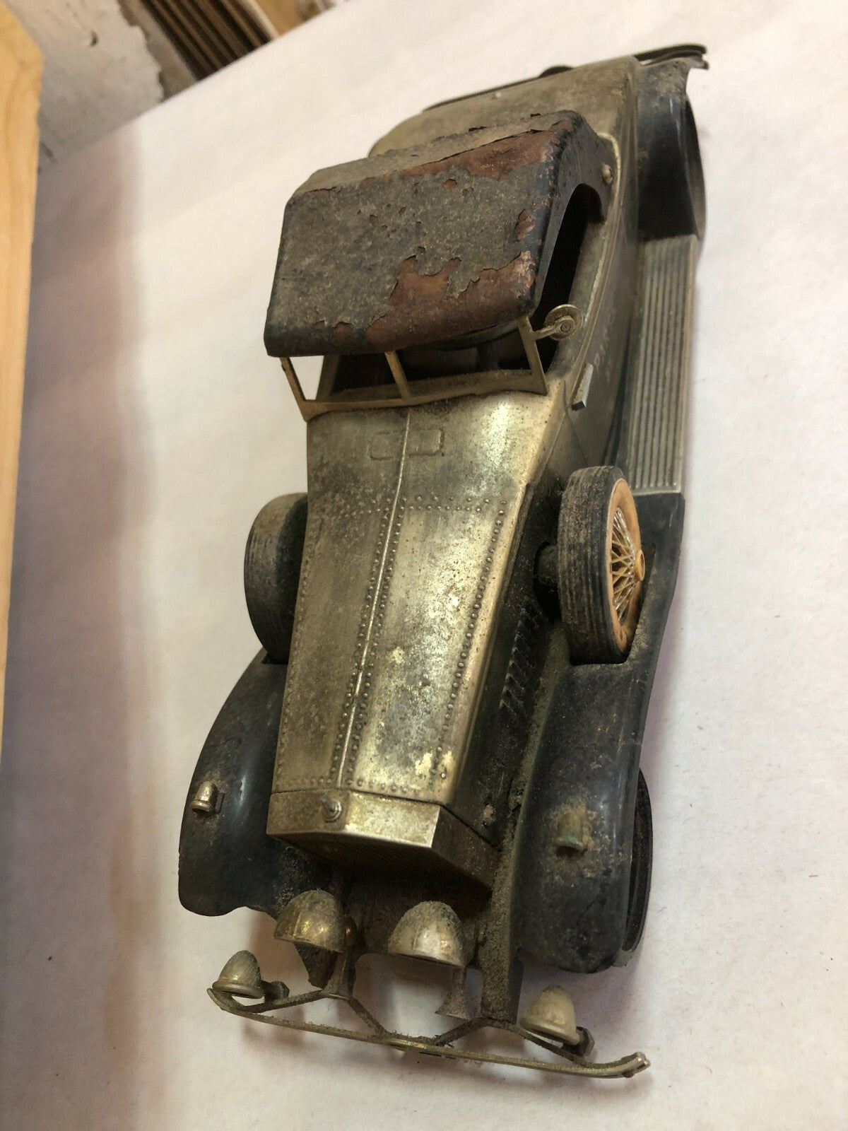 Old Vtg 1931 Rolls Royce  - Collectible Tin Car Toy Made In Japan