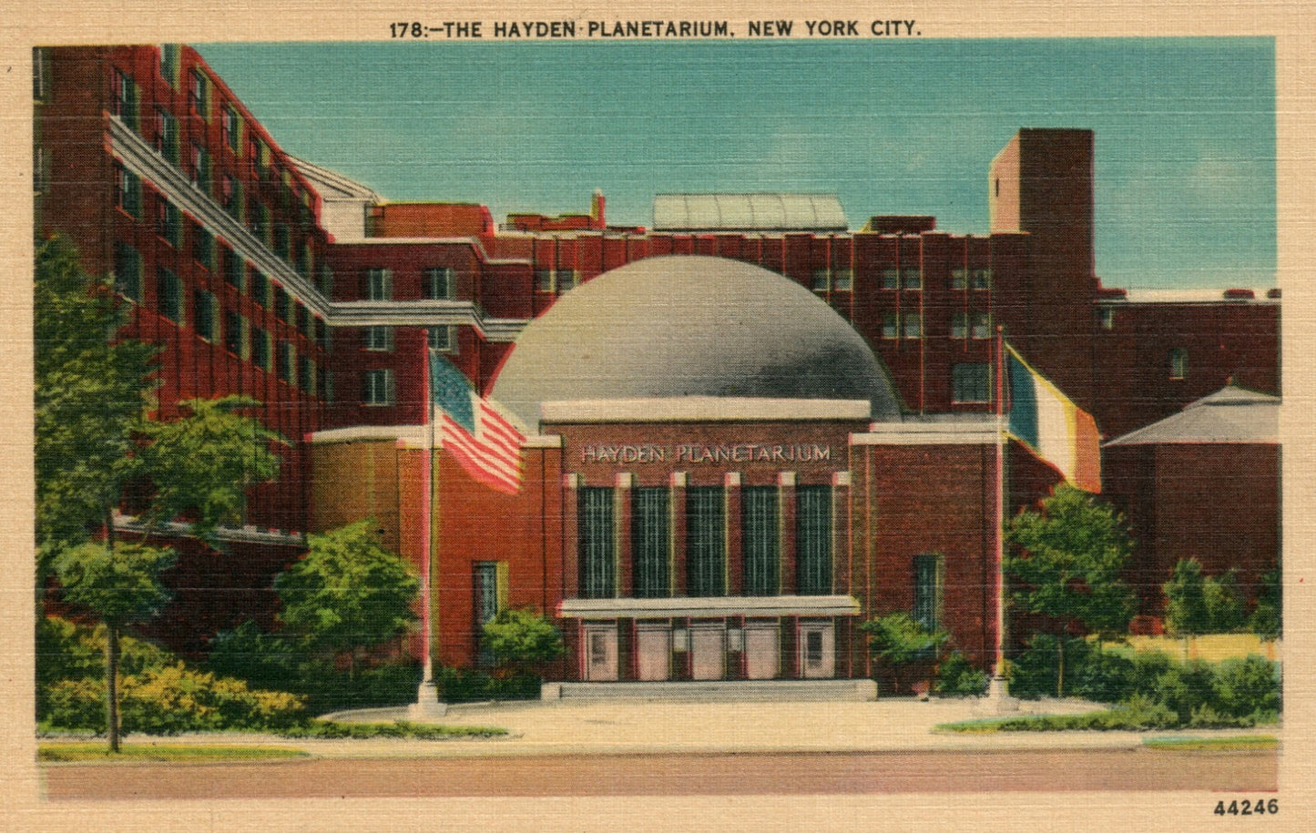 The Hayden Planetarium New York City NYC NY Postcard