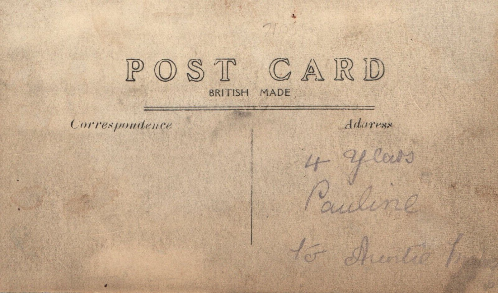 Real Photo Little British Girl Playing in Toy Pedal Car Postcard